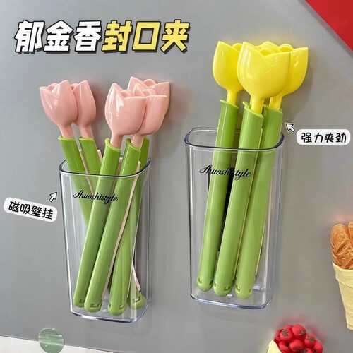 密封夹家用磁吸冰箱贴夹子神器