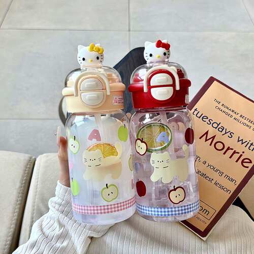可爱高颜值双饮大容量吸管杯