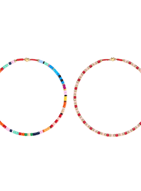 桑蕾油画教室高光艺术釉彩项链