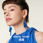 Social Talent桑蕾奇趣吸管系列绳结吸管耳环