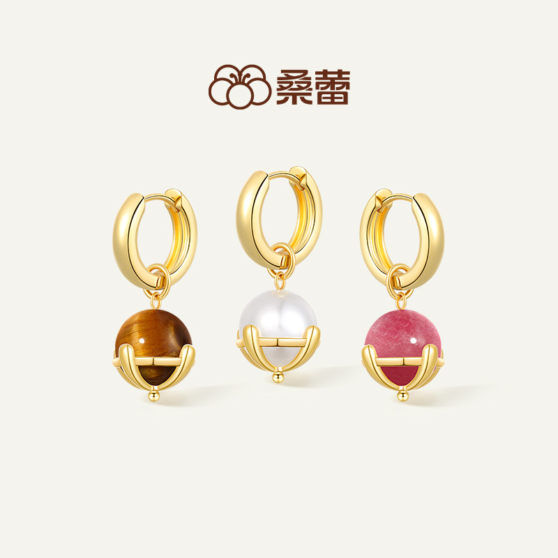桑蕾太空舱高级感原创时尚小众设计珍珠耳环耳钉女图片