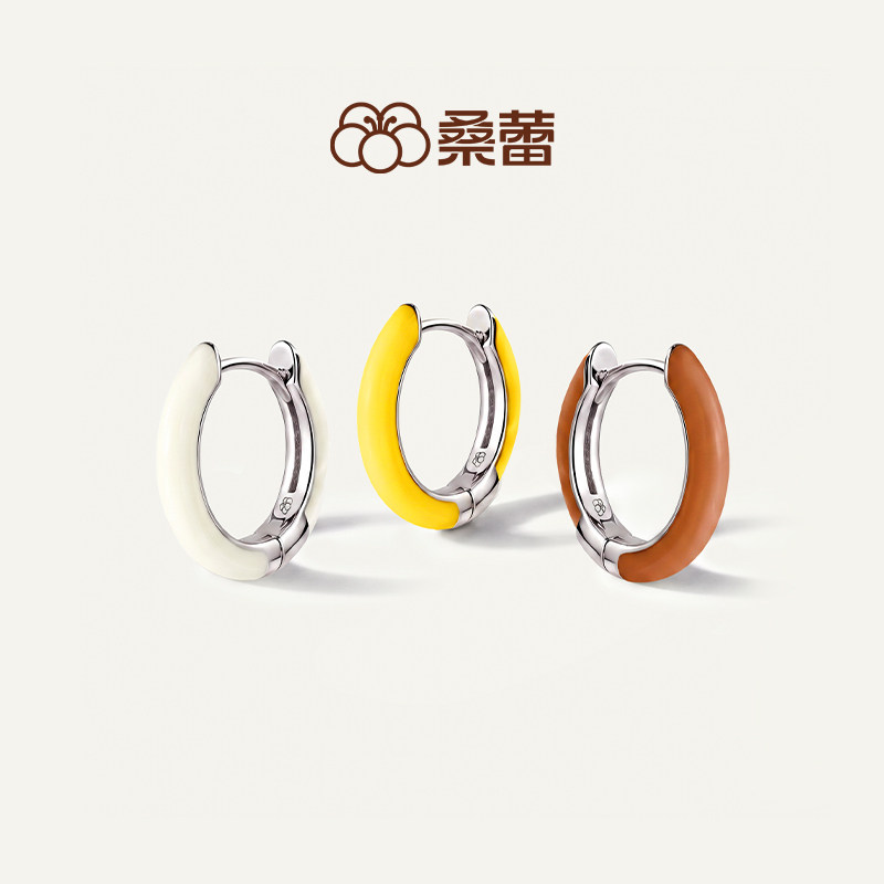 桑蕾小彩环耳圈女时尚小众设计2026新品爆品图片