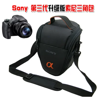 Подходит для Sony HX300 HX400 H400 A330 A350 Сумка для камеры треугольная сумка для съемки через плечо