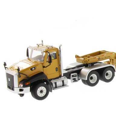 新品DM 1/50 CAT CT660 Trailer 卡特拖车拖板半挂车模型 85503C
