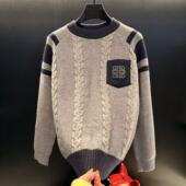 秋冬韩版 舒适百搭长袖 毛衣时尚 2025新款 潮流个性 百搭休闲轻奢上衣