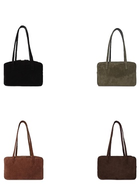 FIBRENO M 大号麂皮相机包 意大利进口牛皮DIECI BAGUETTE BAG