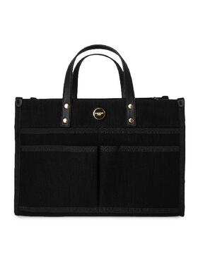 FIBRENO 方形限量托特包 黑色 尺寸：29X20X12CM