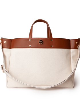 FIBRENO 大号托特帆布包 尺寸：33X25X16CM