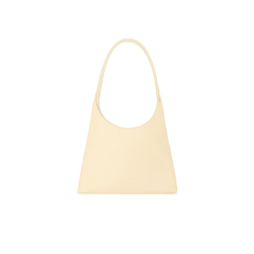 FIBRENO 小号牛皮HOBO包 平纹象牙白色DIECI HOBO BAG MINI IVORY