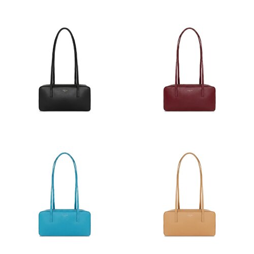 FIBRENO 小号牛皮法棍包 DIECI BAGUETTE BAG SLIM  23 x 5 x 12
