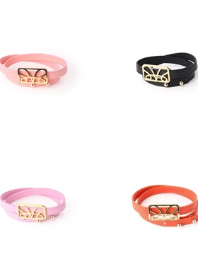 FIBRENO 双圈皮手绳 DOUBLE HEART STRAP