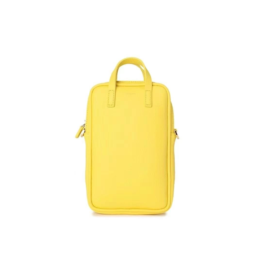 FIBRENO 手机斜挎包 柠檬黄色 BAGUETTE BAG MOBILE • 46 LEMON