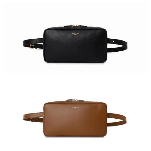 FIBRENO 牛皮腰包 胸包 斜挎包 DIECI BAGUETTE BAG HIP SACK