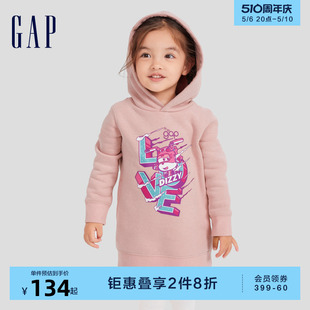 洋装 Gap女幼童春秋洋气舒适连衣裙儿童装 超级飞侠联名 771414