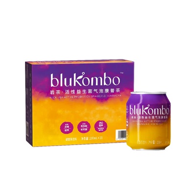 【顺丰】Drinksba 岩茶活性益生菌气泡康普茶