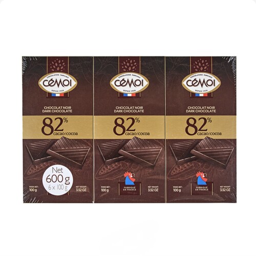 【顺丰】CEMOI 法国进口 82%黑巧克力