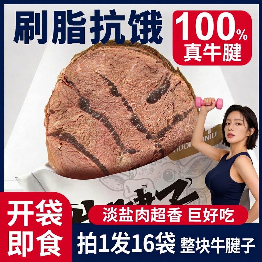 轻食牛腱子代餐即食牛肉减健身代餐脂卤牛腱子肉饱腹主熟食高蛋白