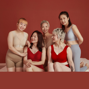 染岸提拉软支撑中年妈妈内衣前扣款/背扣款