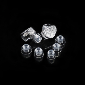 透明耳帽晶莹透亮硅胶耳机套柔韧舒适久戴不痛适用入耳式耳机树脂