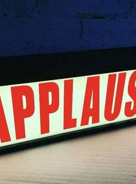 亚马逊热销 APPLAUSE亚克力灯箱创意场景直播灯箱led灯照明气氛