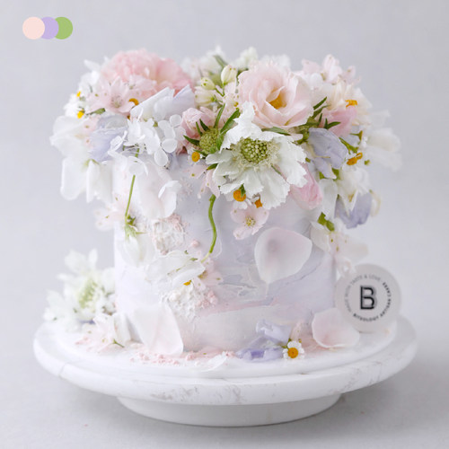 小清新鲜花北京生日蛋糕