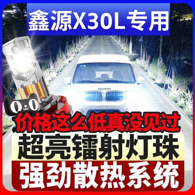 鲸特鑫源X30L专用科技led大灯图片