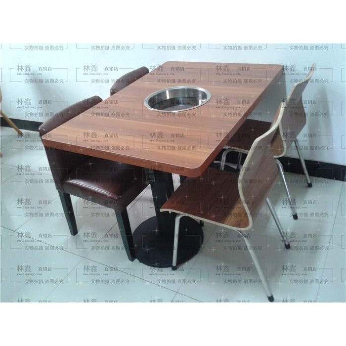 厂家直供简约现代电磁炉火锅桌椅 餐厅板式家具火锅桌,住宅家具,板木餐桌,淘宝优惠券,粉丝福利购,淘宝优惠卷