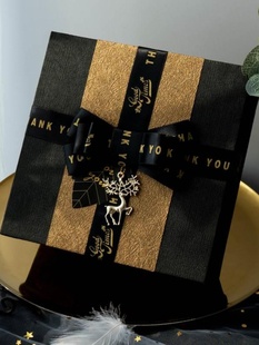 礼品简约圣盒诞礼精致送礼物包装 品新l礼物盒子喜男生款 盒空盒新
