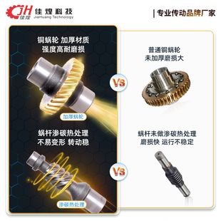 佳煌WPA减速机小型蜗轮蜗杆WPS 齿轮变速箱 O减速器涡轮立式
