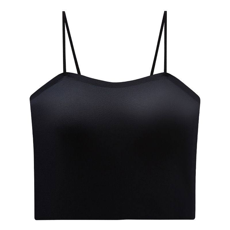吊带内衣带胸垫冰丝无痕美背免穿文胸一体女士打底外穿白背心女夏,女士内衣/男士内衣/家居服,抹胸,淘宝优惠券,粉丝福利购,淘宝优惠卷