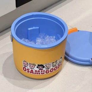 原田保温储存冰块保温户外提手冰桶 家用治食品级带冻盒露营便携式