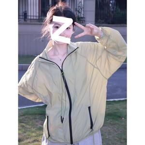 防晒衣女夏季2026新款轻薄宽松设计感防紫外线透气薄款运动薄外套