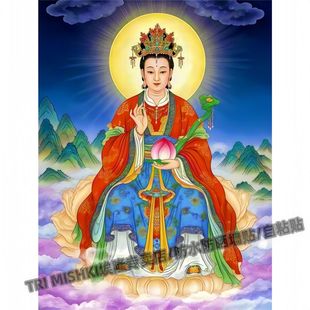 王母娘娘长寿喜乐堂口贴纸客厅卧室墙面装饰贴纸衣柜床头贴自粘