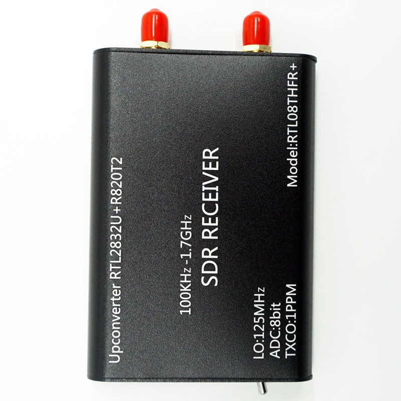新品全波段软件无线电RTL-SDR RTL2832U+R820T2 接收机Z 航空短波