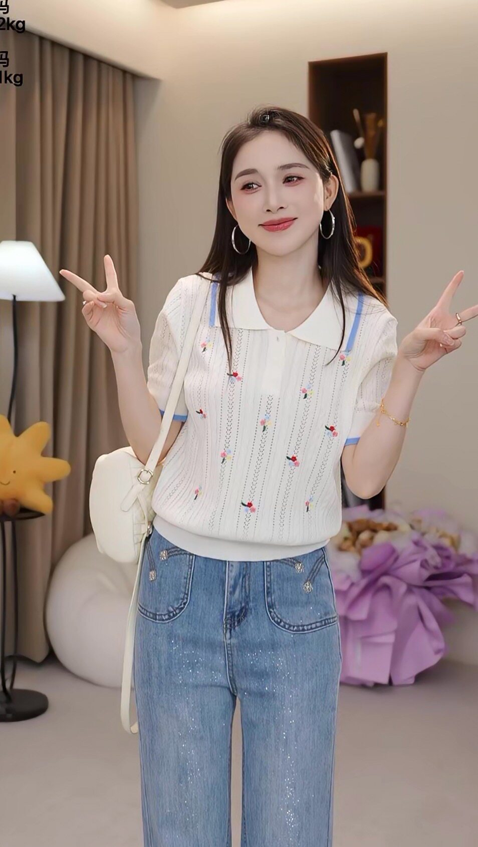 【小四专享】【若楠看了都喜欢】很重工的刺绣  不起球面料  夏季