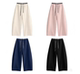 修饰腿型 云感弯刀裤 松紧腰云感空气棉弯刀裤 小四专享