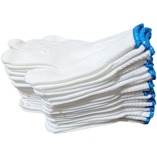 手套劳保耐磨防滑加厚尼龙棉纱透气男女干活工厂工地劳动汽修工作