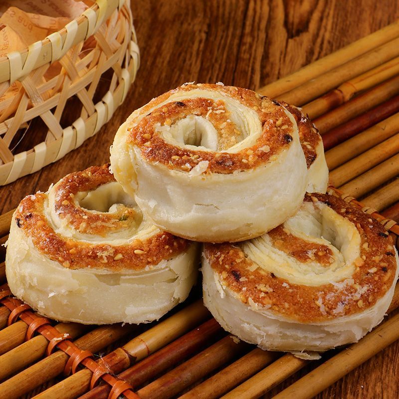 【无蔗糖】老式缸炉包邮香酥葱花缸炉传统老式糕点休闲美食零食
