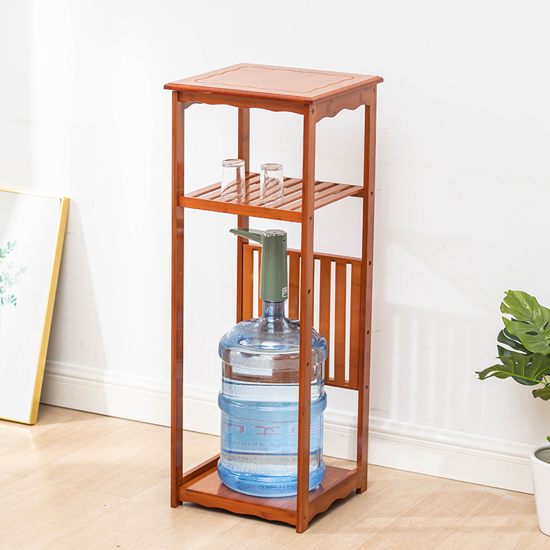 新品【加高】楠竹放水桶茶杯架子桶装水抽水器饮水机压水器置物架