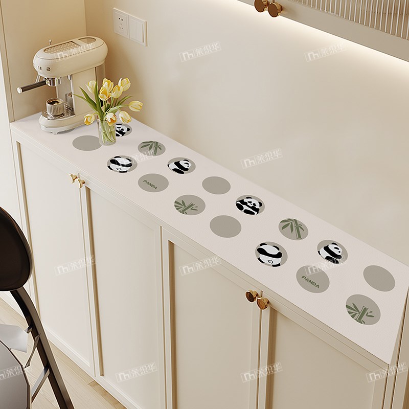 现货速发轻奢鞋柜台面保护垫子电视机柜防水防脏桌布高级感玄关餐