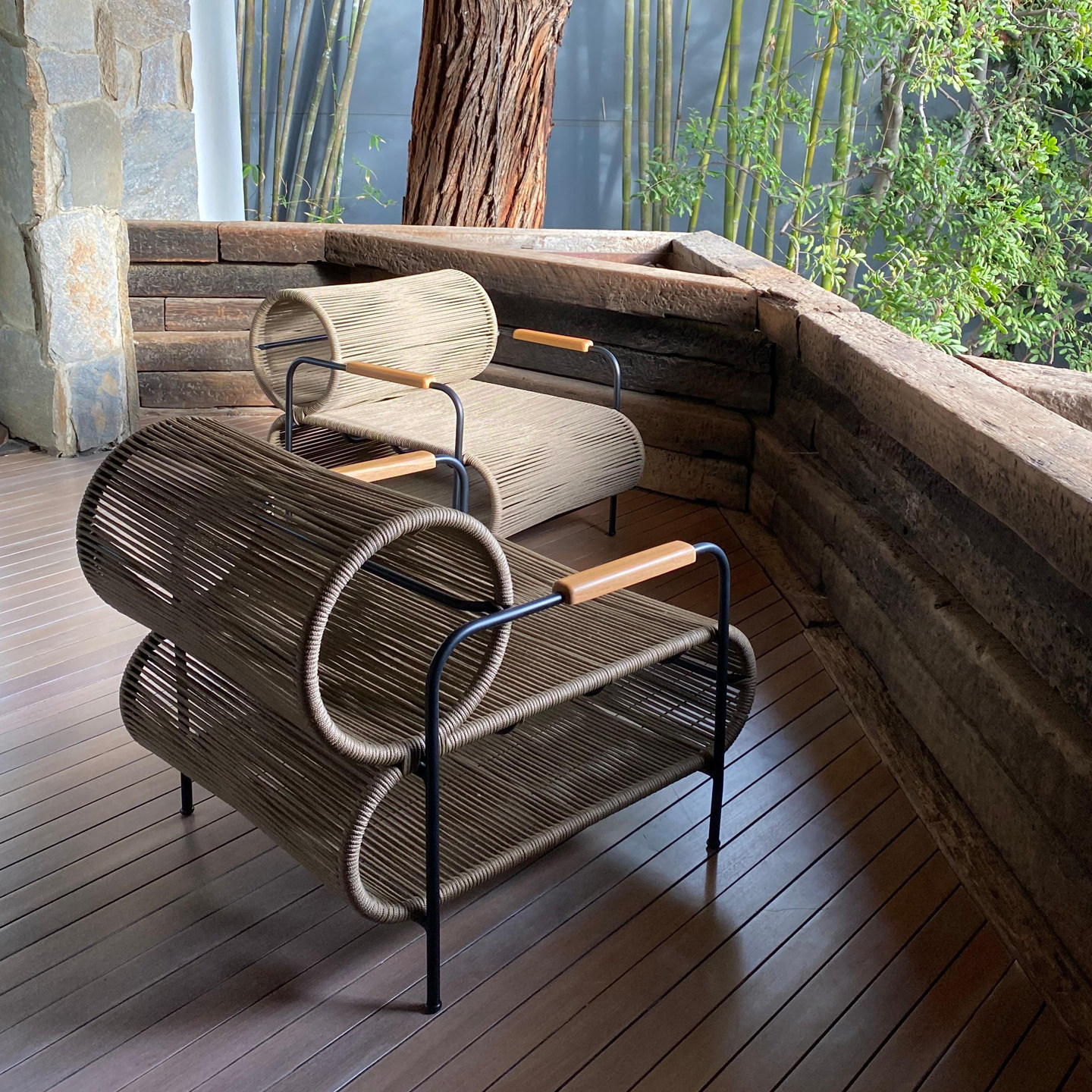 户外桌椅组合酒店民宿小区售楼部会所室外庭院花园休闲藤编沙发