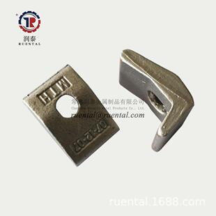 M12LAS铁道压板 铁轨固定压块 钢结构固定件 钢轨固定件 铁路配件