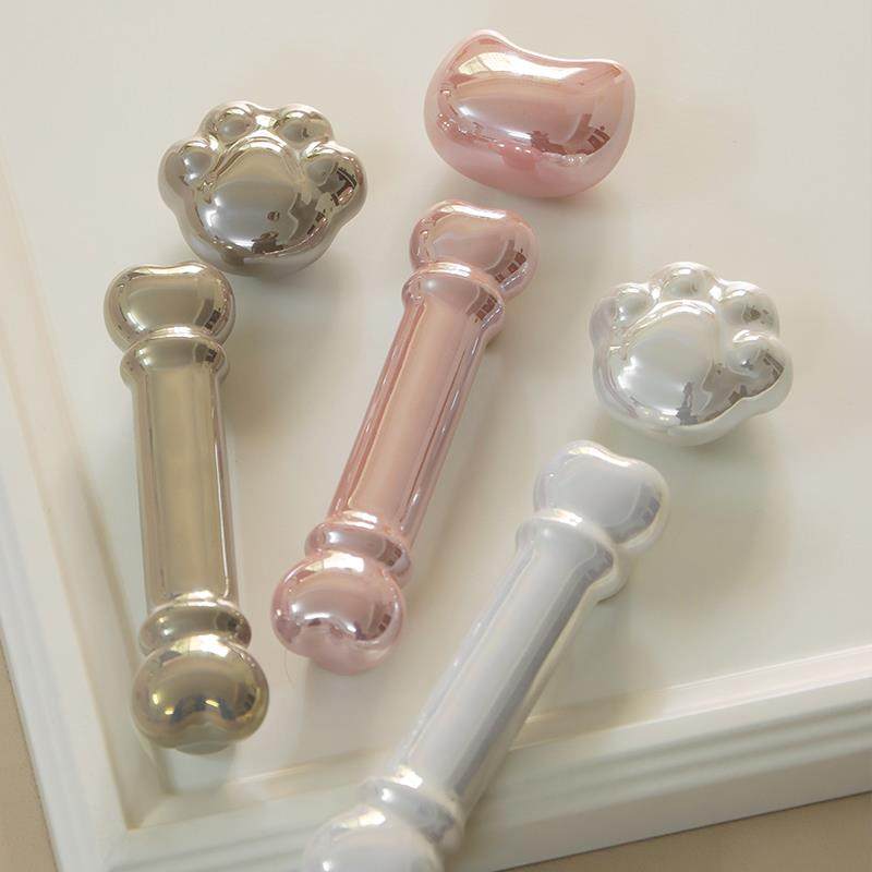 新款元宝猫猫爪柜子衣柜抽屉柜门拉手可爱高档榻榻米斗柜橱柜把手,玩具/童车/益智/积木/模型,毛绒/玩偶/公仔/布艺类玩具,淘宝优惠券,粉丝福利购,淘宝优惠卷