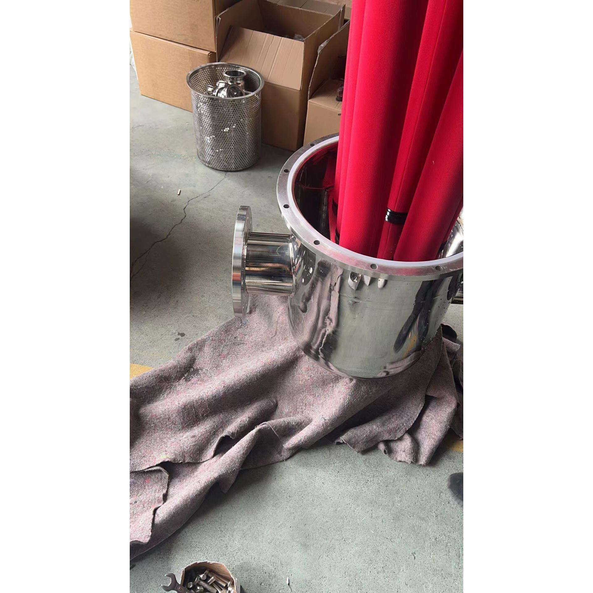 压缩空气304/316不锈钢除菌精密过滤器 法兰过滤器精密气体过滤器