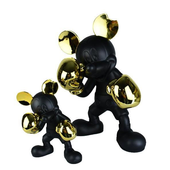 现代简约创意树脂卡通玩偶摆件样板房售楼处桌面儿童房软装饰品