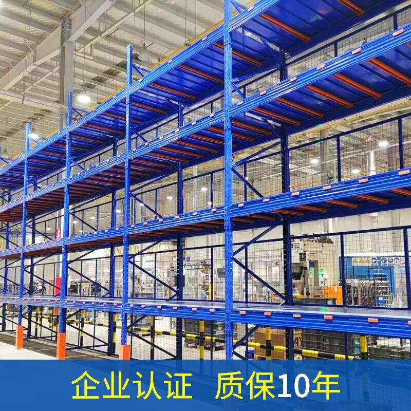 重型仓储货架仓库库房大型高位货架托盘阁楼货架横梁式储物架