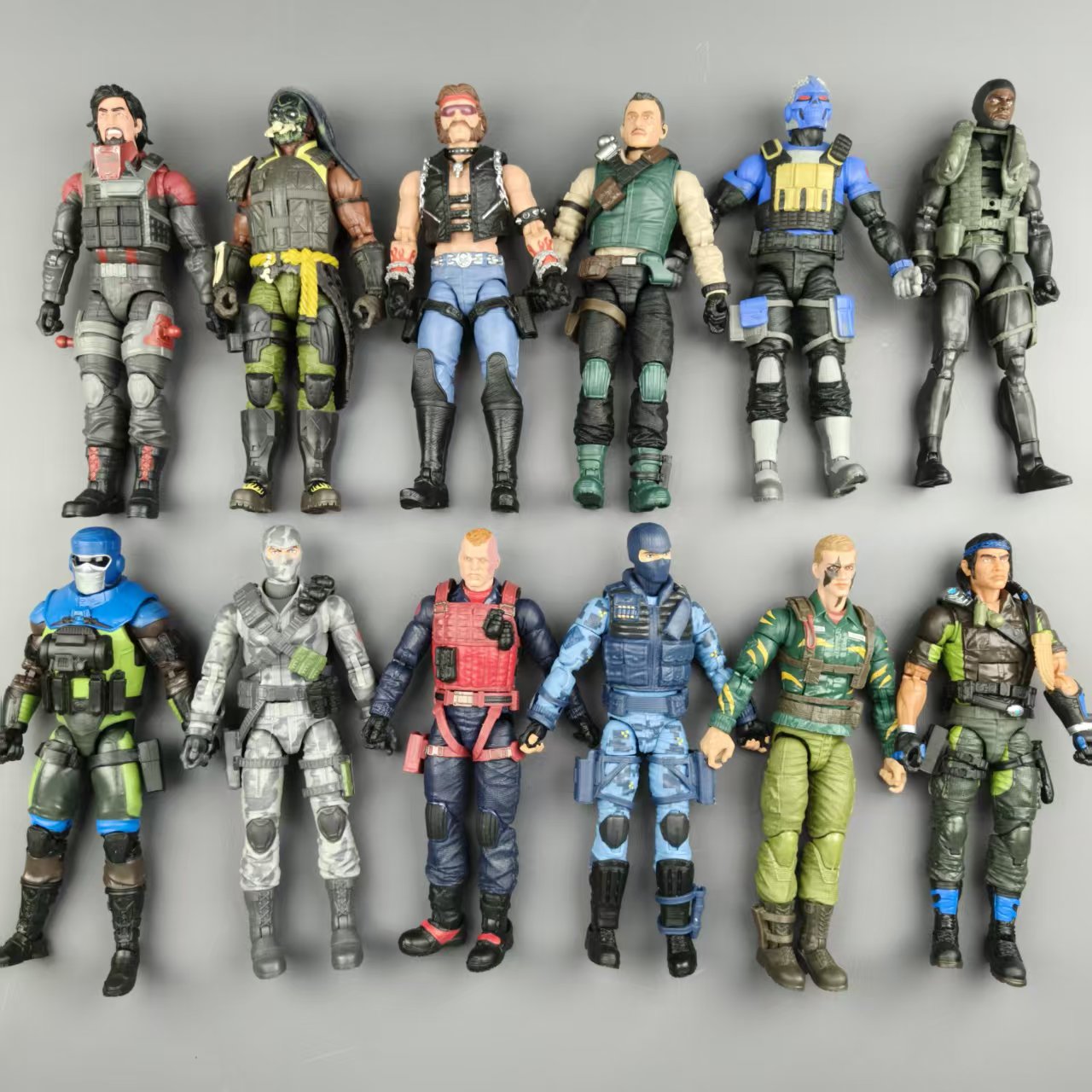 正版散货特种兵 特种部队6寸兵人四肢可动模型玩具