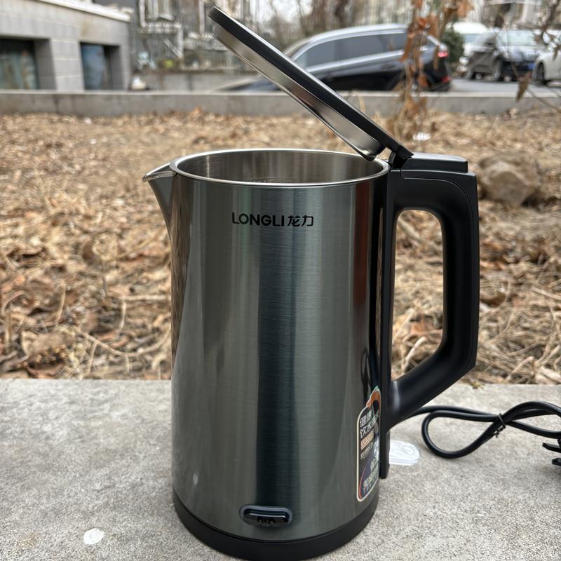 力保2L龙温304不LL-8819B锈钢电热水壶家用泡茶烧水壶温一体自动