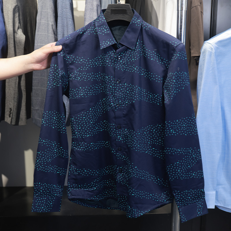 【H家】撤标撤柜！春秋季青年男士休闲百搭舒适保暖长袖衬衫上衣