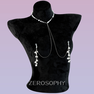 似欲Zerosophy「一帘幽梦」小众珍珠铃兰花配饰乳环无痛防掉落女